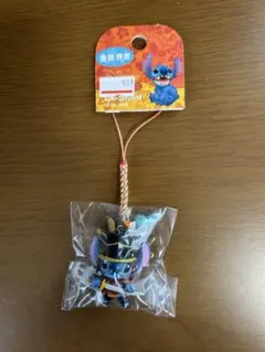 ディズニー スティッチ 武士風ストラップ