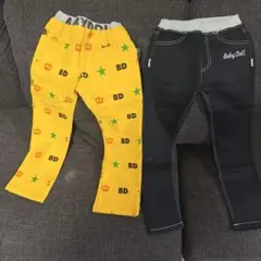 BABYDOLL パンツ 110サイズ イエロー ネイビー