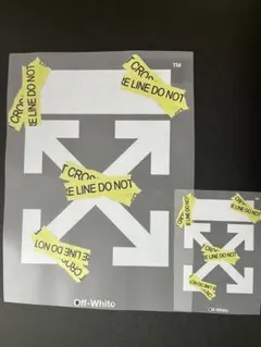 Off-White アイロンプリントシート 大小セット