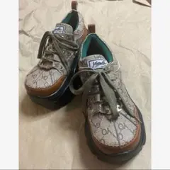 YOSUKE 厚底フラットスニーカー LL 箱付き