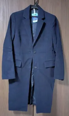 m*i様 ネイビー ロングコート 2つボタン