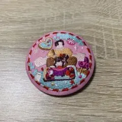 ディズニー刺繍缶バッジ2　シュガーラッシュ