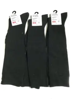 ユニクロ　ハイソックス 25-27cm まとめて3足　新品 ★8036E