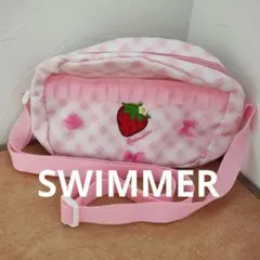 SWIMMER ショルダーバッグ ピンク ギンガムチェック いちご 甘ロリ　姫系のサムネイル