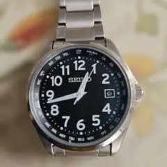レア稼働美品】SEIKO／7N01-0CW0／ブラック文字盤／アラビア数字 