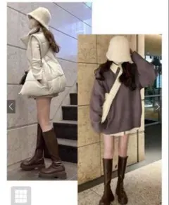 【dd322a】ファーバケットハット ホワイト 新品【GRL】