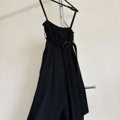 SALE❣️MAJESTIC LEGON オールインワン ブラックワイドパンツのサムネイル