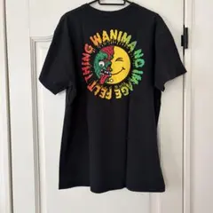 Lサイズ WANIMA 脳みそ 黒 ラスタ 半袖Tシャツ