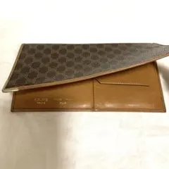 ビンテージ　CELINE マカダム柄 長財布 二つ折りのサムネイル