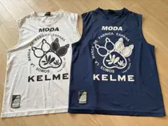 KELME ノースリーブシャツ 2枚セット サッカー フットサル