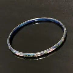 ヴィンテージ希少》⭐︎flower motif cloisonne バングル♪⭐︎ - メルカリ