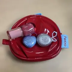 fwee ポーチ　リップ　vanilla30% シャドウキーリング　グリッター