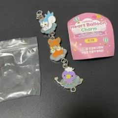 韓国限定　ハートバルーンチャーム　パチリス　パモ　ポケモン　ポップアップ　ガチャのサムネイル