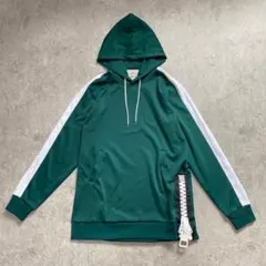 メゾン ミハラヤスヒロ ロング パーカー ビッグ ジップ ライン デザイナーズのサムネイル