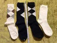 新品 靴下4足セット クルーソックス ハイソックス