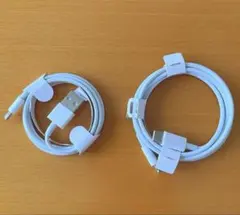 Apple純正 ケーブル　USB-A type C ライトニング　2本セット