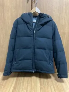 LE JUN フード付きダウンジャケット M ブラック