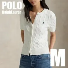 Polo by Ralph Lauren ホワイト カーディガン M