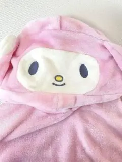 マイメロディー　フード付きピンクルームウェア