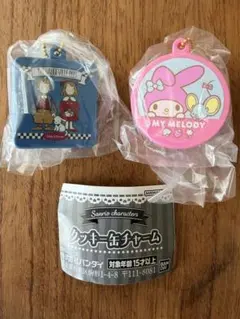 クッキー缶チャーム　マイメロディ ボードヴィルデュオ　カプセルトイ ガチャ