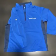 mont-bell 長袖カットソー 110 青　記名なし