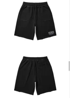 HIDEANDSEEK ハイドアンドシーク ロゴ ショートパンツ 黒 XL HIDEANDSEEK ハイドアンドシーク ロゴ ショートパンツ 黒 XL - メルカリ