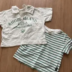 Tシャツ2枚セット（ボーダーのみプティマイン）