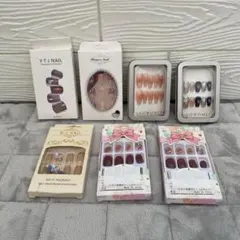 【お試し】ネイルチップ 大容量 お得7点セット まとめ売り ネイル ☻のサムネイル