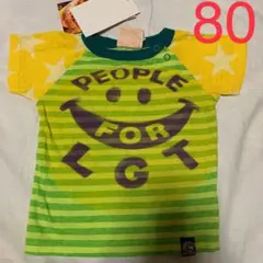 新品 ゴッサム Tシャツ ボーダー キミドリ 80のサムネイル