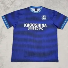 鹿児島ユナイテッドFC コンフィットシャツ M ブルー 柄 ユニフォーム