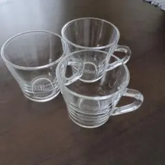 NESCAFE 耐熱ガラスマグカップ 3個セット