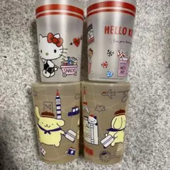 ハローキティ・リラックマ カップ 4個セット
