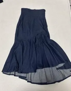 snidel デニムマーメイドスカート