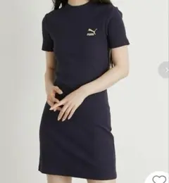 リリーブラウンLILYBROWN×PUMAリブドレス