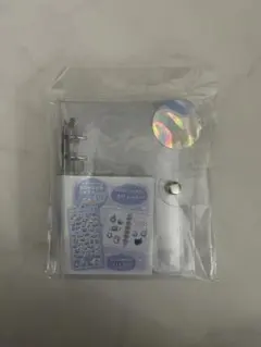 クーリア とうめいシールバインダー クリア ボンボンドロップシール