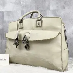 A4可 美品 LOEWE レザー ボストンバッグ ジャッキー チャーム 大容量