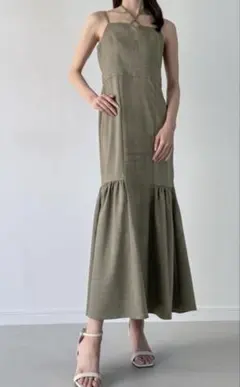 JUNOAH✩クロスネックマーメイドワンピース