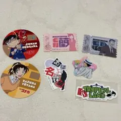 名探偵コナン ステッカー コナン 毛利蘭 毛利小五郎 遠山和葉 ジン シール
