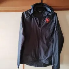 Nike ダークグレー フード付きウィンドブレーカー　メンズМ