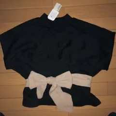 ウエストがリボンに結べるトップス