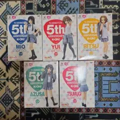 【未開封】けいおん!! SQフィギュア 5th Anniversary コンプのサムネイル