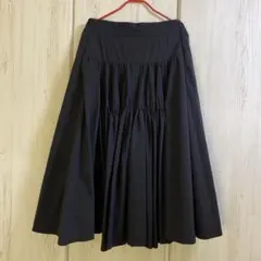 pois スカート　ブラック　M