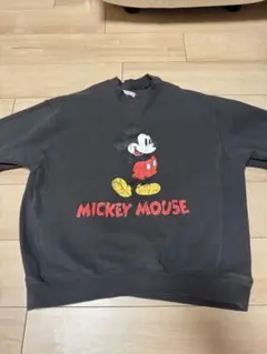 【希少】ミッキーマウス スウェット 黒