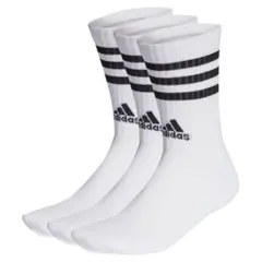 adidas 靴下 ストライプ ロゴ入り 25~27cm