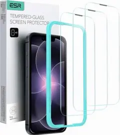 ESR iPhone 16e/14/13 Pro/13用 強化ガラスフィルム