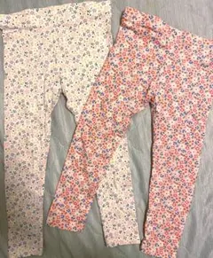 Obaibi ３歳 96cm 花柄パンツ２点セットのサムネイル
