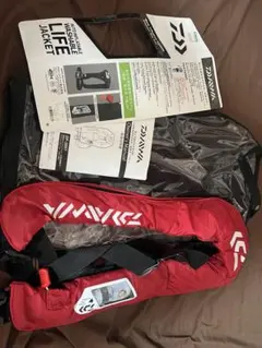 DAIWA DF-2007 自動膨張式ライフジャケット レッド ダイワ ライフジャケット DF-2007 DAIWA（釣り） ダイワ DF-2007