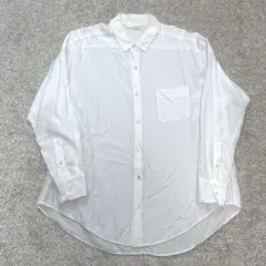 【値下げ】qualite シンプルホワイトシャツのサムネイル