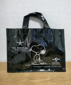 SNOOPY　スヌーピー　UFJ公式ホテル限定　トートバッグ　エナメル