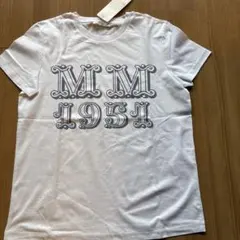 MaxMara Tシャツ MM 1951 ホワイト L ネイビーのサムネイル